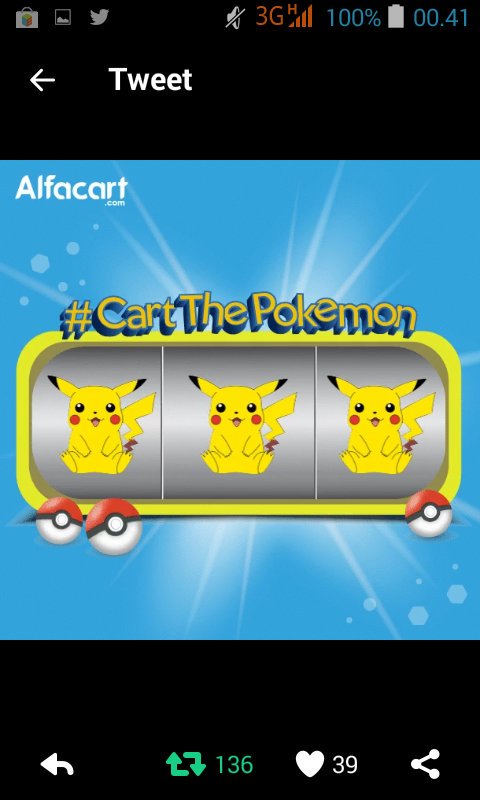 herisp86's tweet photo. @alfacartID ikutan bro nangkap pokemon nya @rina @Awan_K10 @95_cikur @Eddy_Pujiono @oporayam630  #CartThePokemon https://t.co/57AX9cBMnf