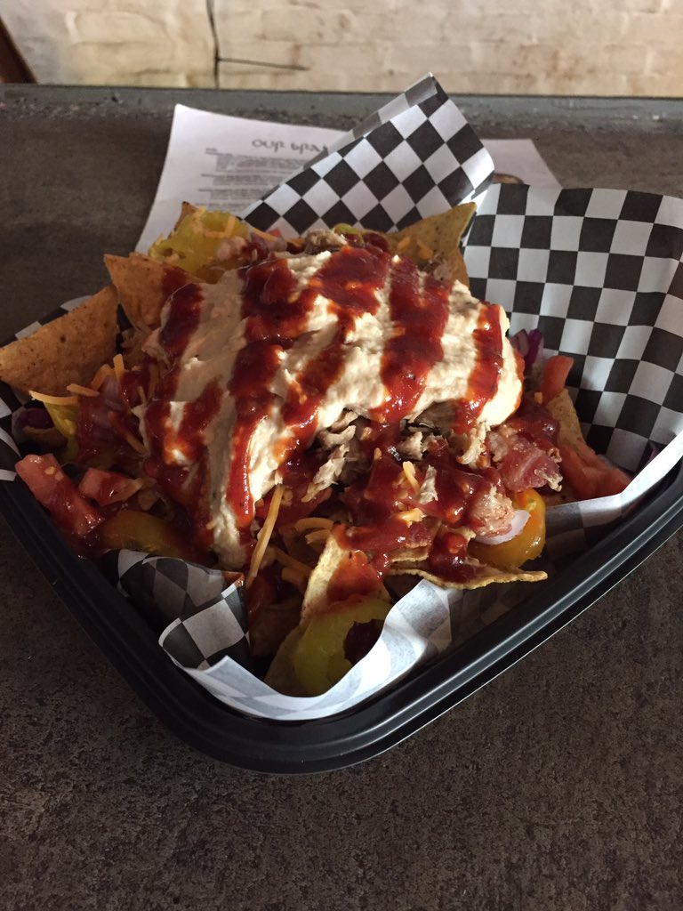We've been told these #PulledPorkNachos are pretty good. What do you guys think?