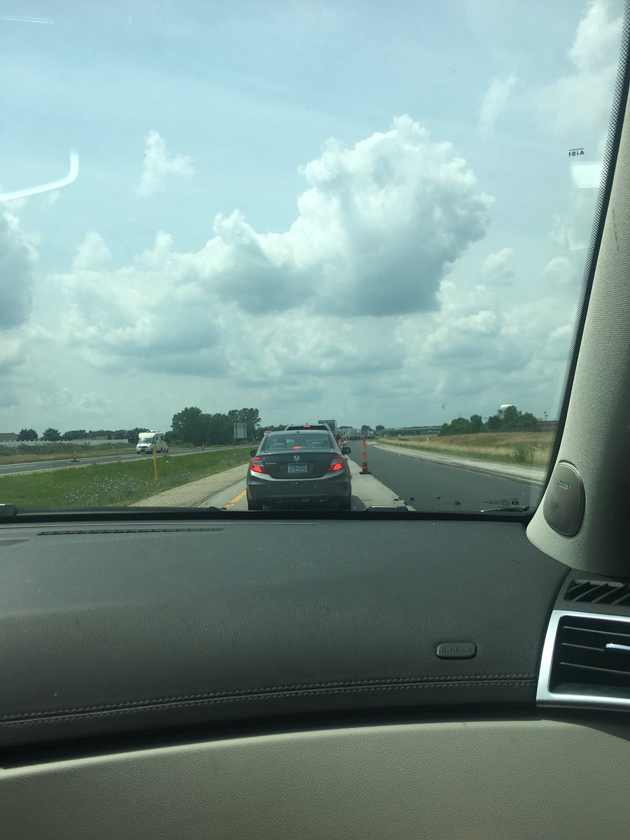 gadams80's tweet photo. Crap construction on major roadways should be a bigger political topic. Indiana is definition of a flyover state. https://t.co/RdX6mYP4MO