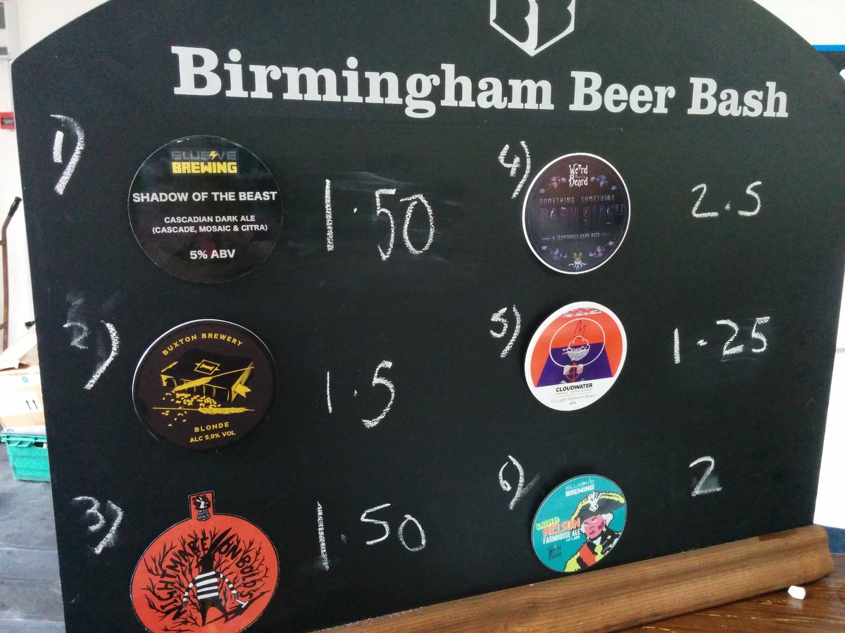 Having a moment. A year ago I'd have laughed if you told me this would happen. Cheers <a href="/birminghamcubed/">Birmingham Beer Bash</a> x