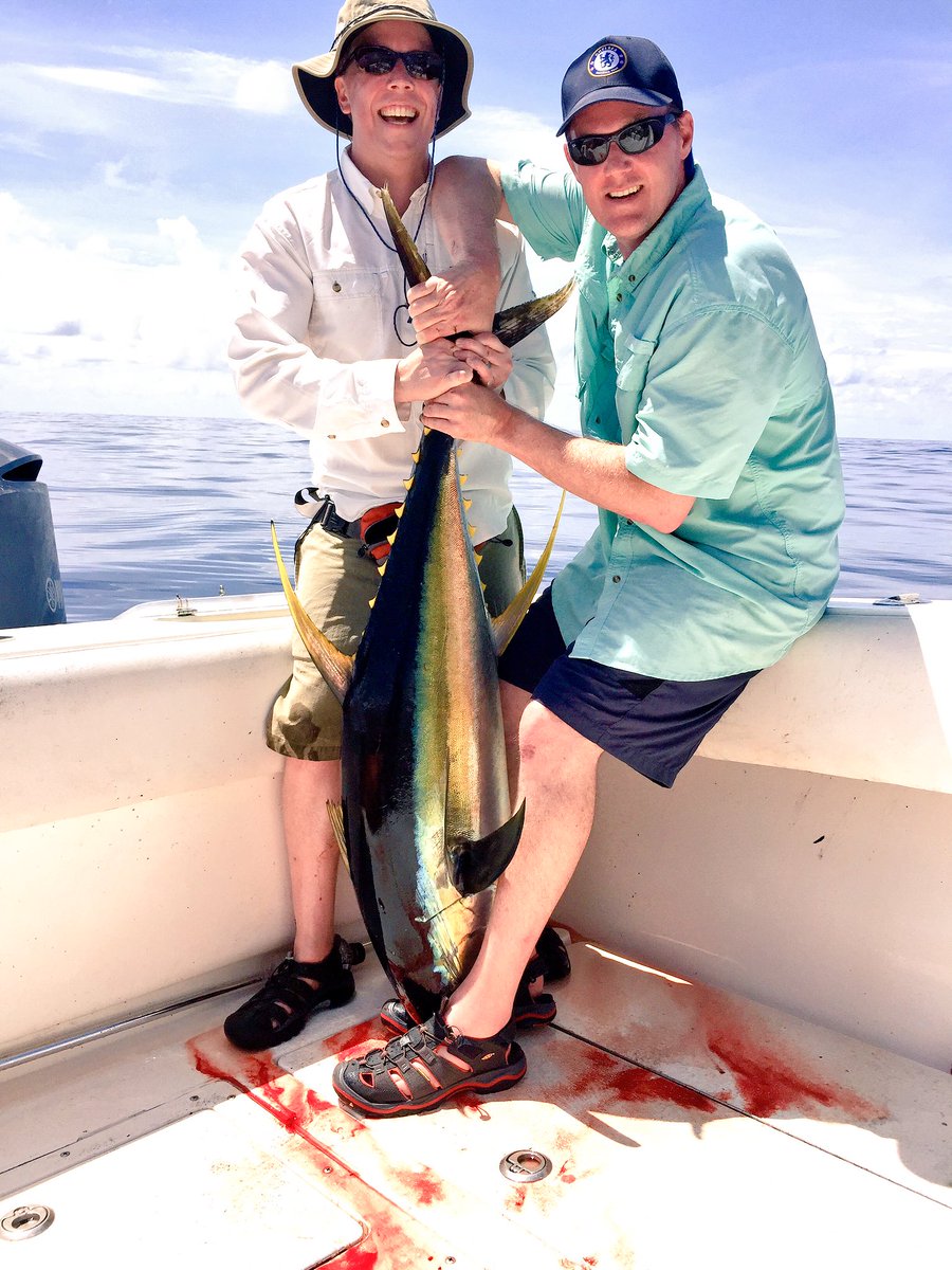 CynthiaMaxey's tweet photo. Tweeting when I should be catnapping, flying solo while Hubby does this 🐠🐟🐠 #gonefishing #somefish #tuna #deepsea 😉 https://t.co/Rq1HcOi6Ts