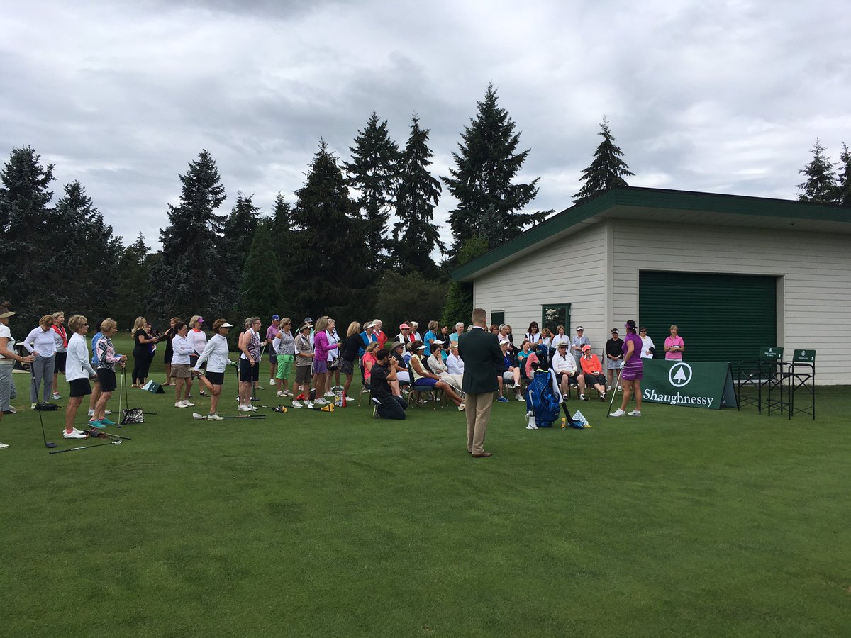 ashleygolf's tweet photo. Woke up thinking how much @LisaLongball added to our 30th @ShaughnessyGolf Women's Charity yesterday! #longdrivefun https://t.co/KeYLA2HDXA