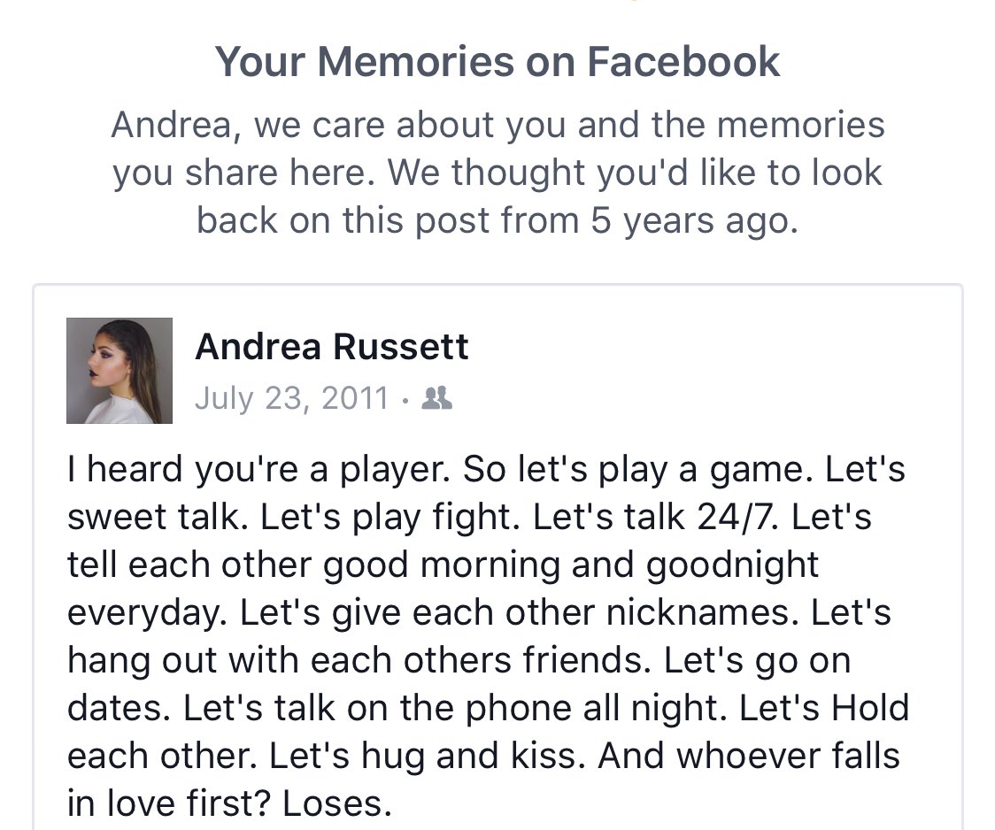 AndreaRussett's tweet photo. #WhoHurtAndrea https://t.co/bQm3nhkf00
