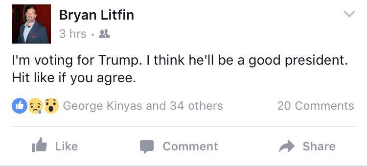 MoodyConfession's tweet photo. @Moody_Bible Professor Bryan Litfin is voting for Trump.
#MBIprivilege #MBI #MoodyBibleInstitute #MoodyConfessions https://t.co/krUdGvSGFi
