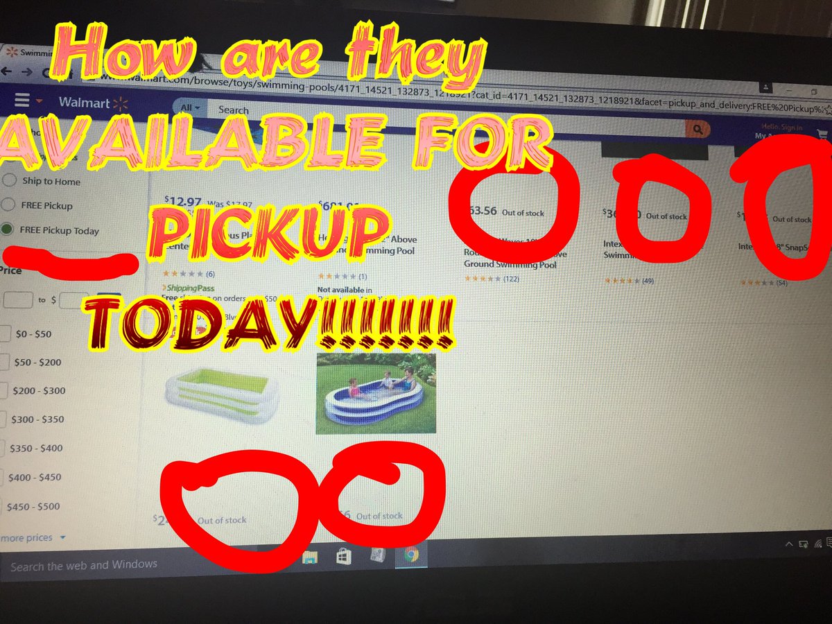 CtownWorkingMan's tweet image. @Walmart explain to me, when i select #PICKUPToday &amp;amp; everything u list is #OUTofSTOCK How do I pick it up TODAY????