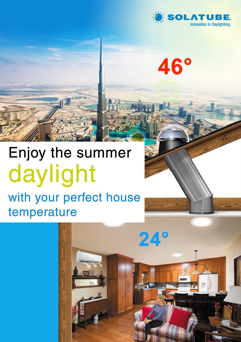SolatubeUAE's tweet photo. Enjoy the #summer daylight with #Solatube products, giving you perfect house temperature 
#Dubai #UAE https://t.co/uNU3Y1DptJ