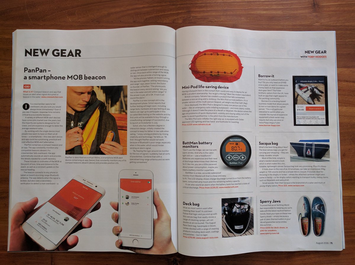 crewwatcher's tweet photo. PanPan just got a full page feature in @yachtingworld !
Check out @TobyHodgesYW's piece now, get a copy. https://t.co/kPJm6clA6O