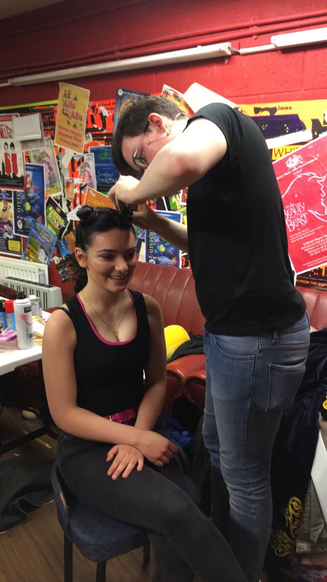 pippinbelfast's tweet photo. Hair and makeup is one of triangles many skills https://t.co/zdaDLOKRWR
