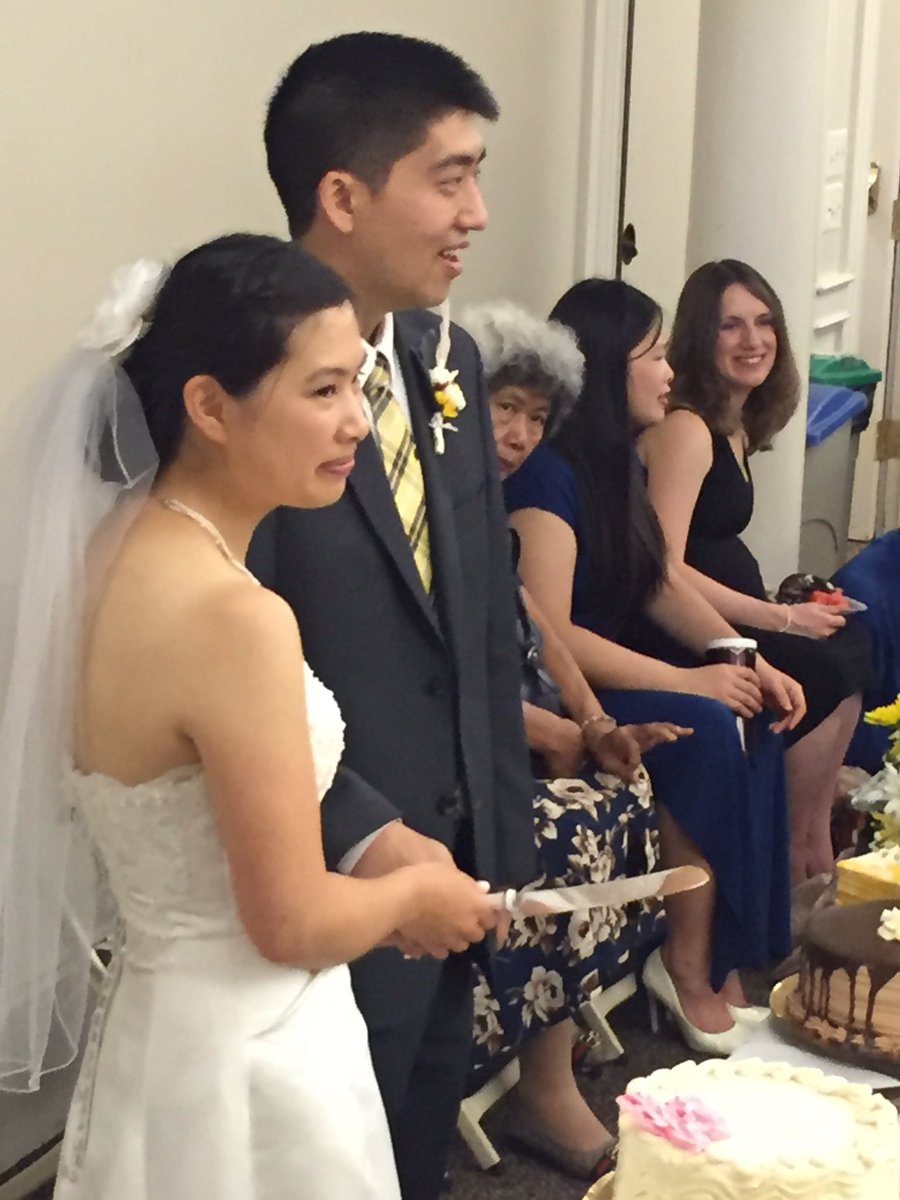 Happy wedding day, Andrew Chan and Grace Yeh! @ParkStChurch @ElaineParkSt, image size:900x1200