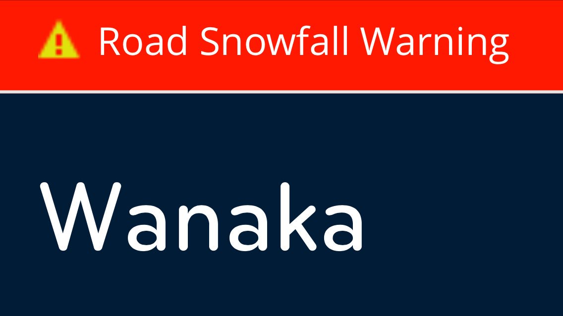 Road Snowfall Warning #LindisPass: Snow to 500m this am.  5-10cm may accumulate near summit  thewanakasun.co.nz/wanaka-weather…