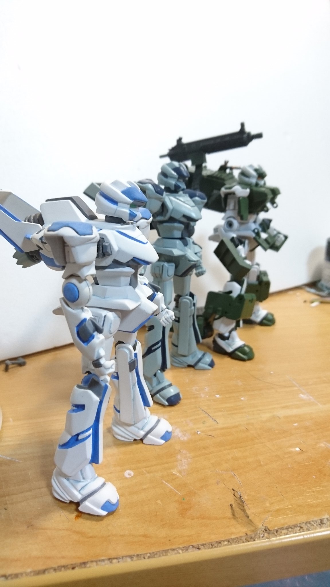 鵺 Pa Twitter 手前から指揮官機 一般機 陸戦型 クロノス改自体は Tomoprepa Amp B Konno さん 今回8 28 01卓 のキット 今回新規造形のギガースもあるらしく楽しみ Wf16s 宇宙海兵隊ギガース T Co Rdmurcy1pb Twitter