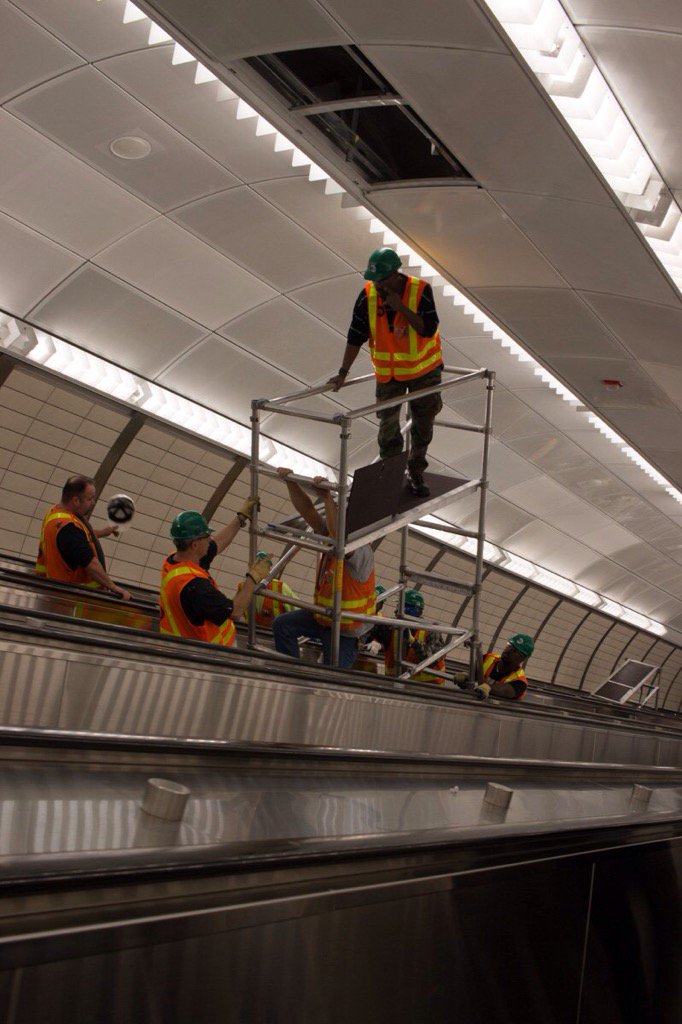 safetyphoto's tweet photo. I hope that escalator is not moving https://t.co/PpXEDEND1S