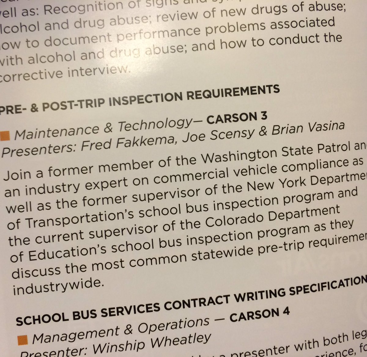 FredFakkema's tweet photo. Zonar Compliance is at STN. Join us in room Carson 3 for Pre&Post Trip requirements! #STNEXPO #gozonar https://t.co/P4gAHA6Ilg