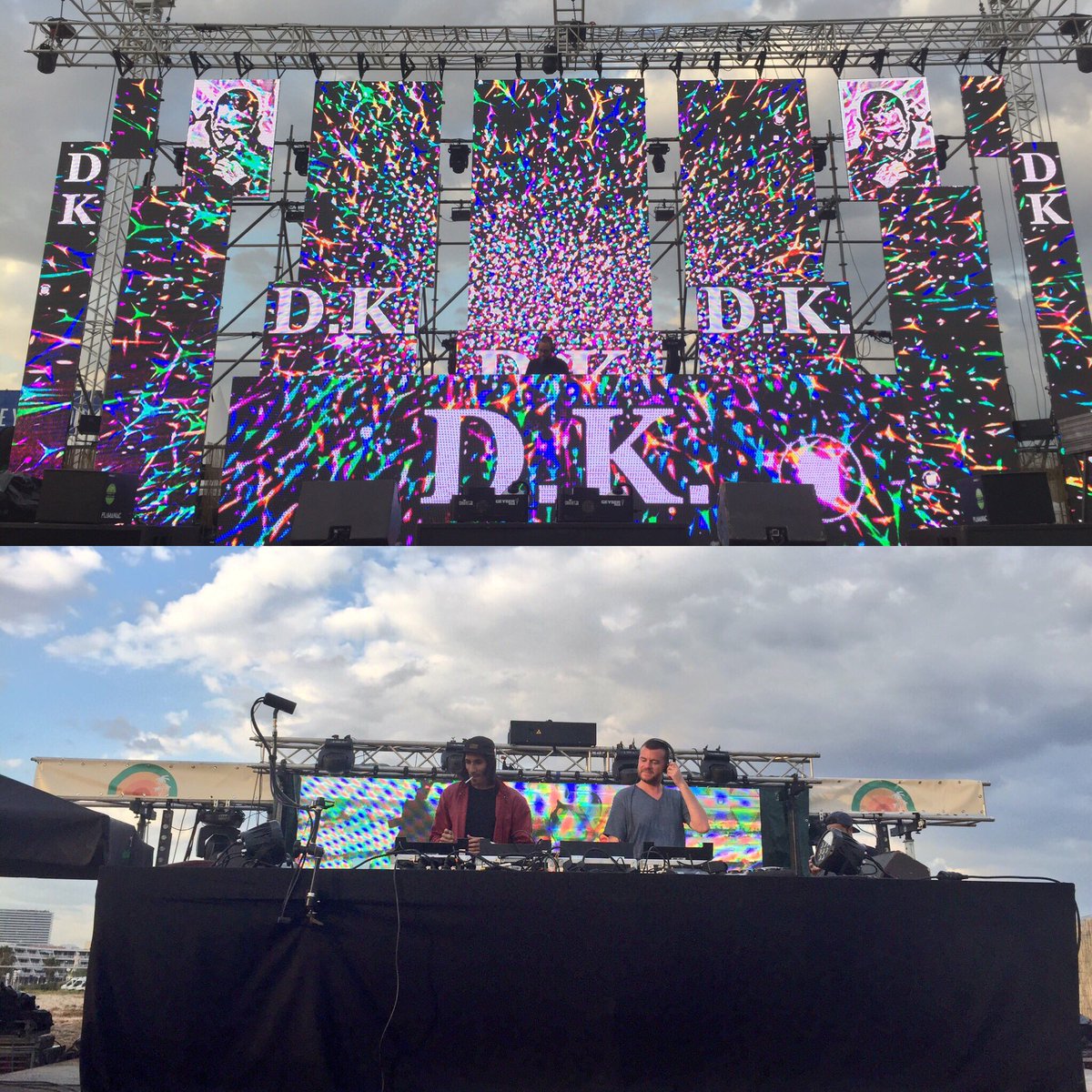 acontraluz_fest's tweet photo. .@DKaka45ACP sur la Main stage vs CätCät b2b @Amevicious sur la Greenroom stage, vous avez le choix ! #Acontraluz16 https://t.co/8Z23maMm2X