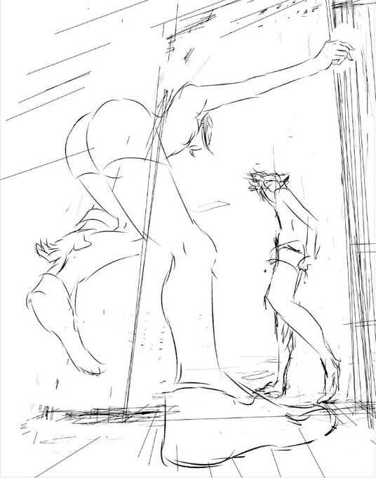 Windowsに元々入ってるsnipping Toolって便利だな。それ使って最後のページのラフを貼ってみる。 