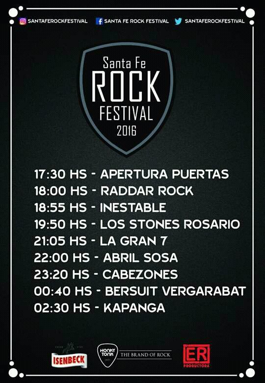 EmanuelFava's tweet photo. No vemooooo!! 😋😋😋😋 #SantaFeRockFestival https://t.co/UxEf6chJZd
