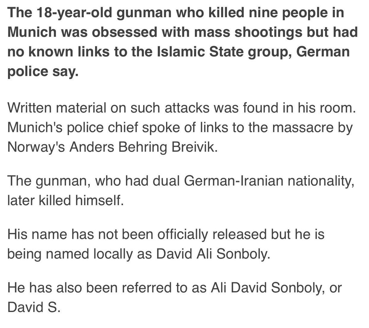 Ali David Sonboly BBC