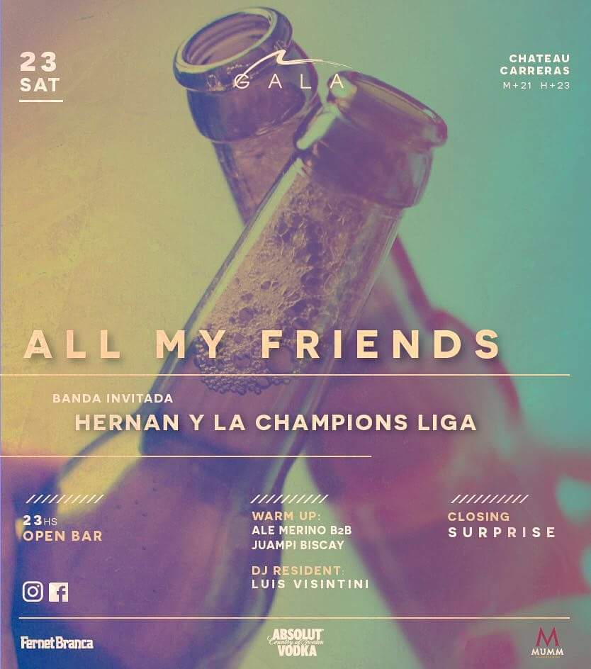 GalaChateu's tweet photo. Nos vemos esta noche a festejar el dia del amigo  !  #GALA
Recervas agotadas ! https://t.co/LGzqdwuDvb