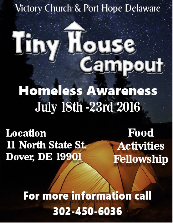 Last day for the Tiny House Campout! Come out! #delaware #tinyhouse #homelessness #homeless #Dover