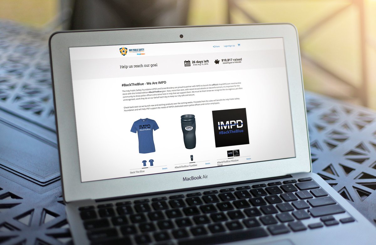 printforums's tweet image. Screenbroidery InkSoft Powered Fund-Raising Webstore Surpasses Goal In Two Days: goo.gl/XSiuug @inksoft