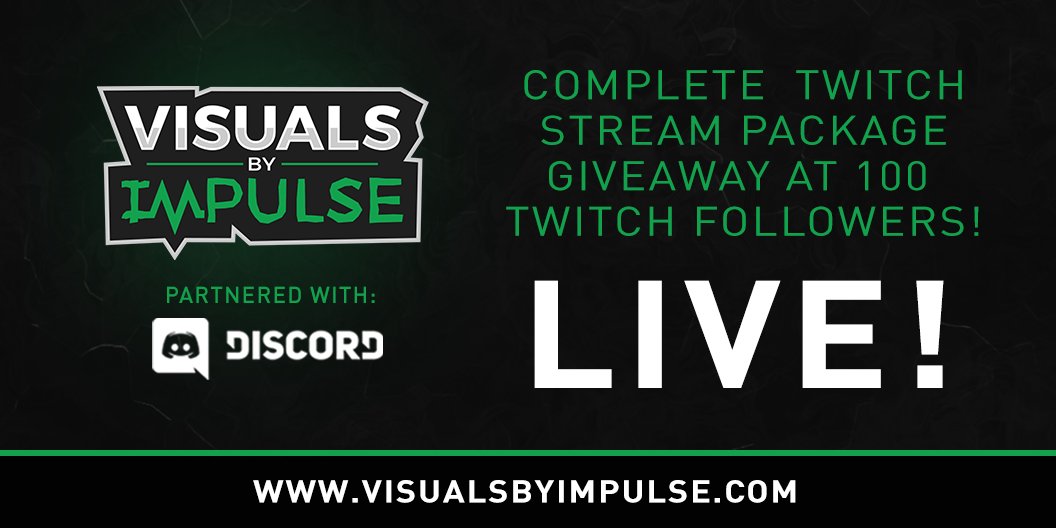 AffluentDesigns's tweet image. Our buds at VBI are LIVE!
Complete twitch package giveaway at 100 twitch followers!
twitch.tv/visualsbyimpul…