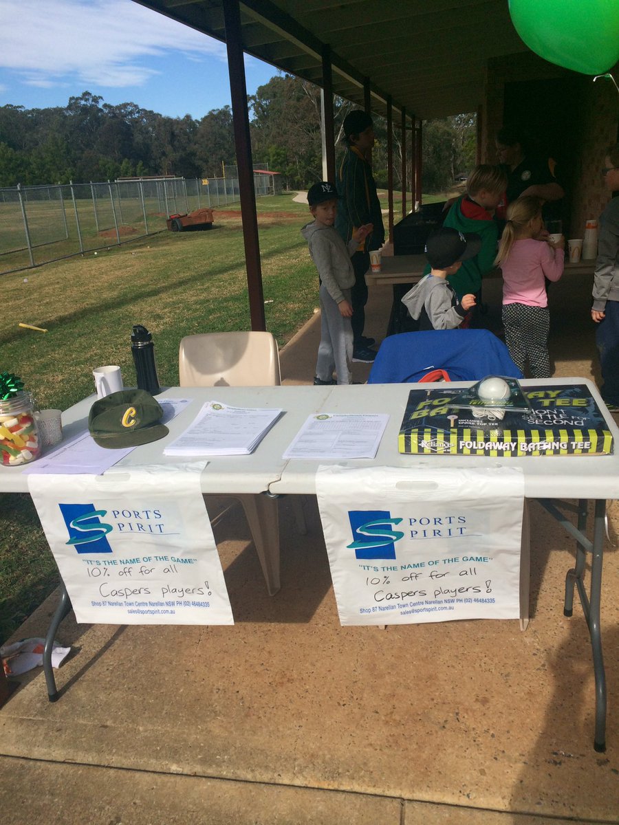 CaspersBaseball's tweet photo. All set up for our #aussietball try day! #casperule #regoday https://t.co/wvCQq4L2Eq