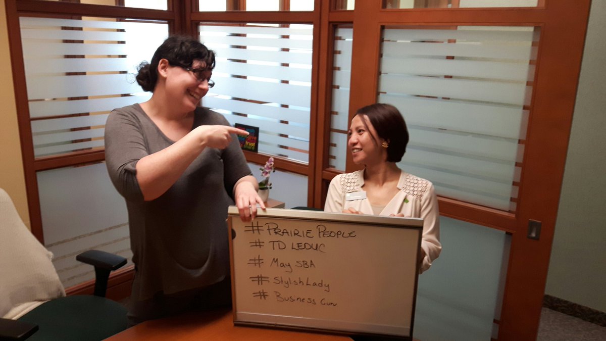 ECamlop's tweet photo. Intro #PrairiePeople #TDLeduc @TD_Canada @PrairieGenNext @BrianGervais_TD @HeatherWagnerTD @Lcolangelo_TD #htww1 https://t.co/6MlE8QKGpj