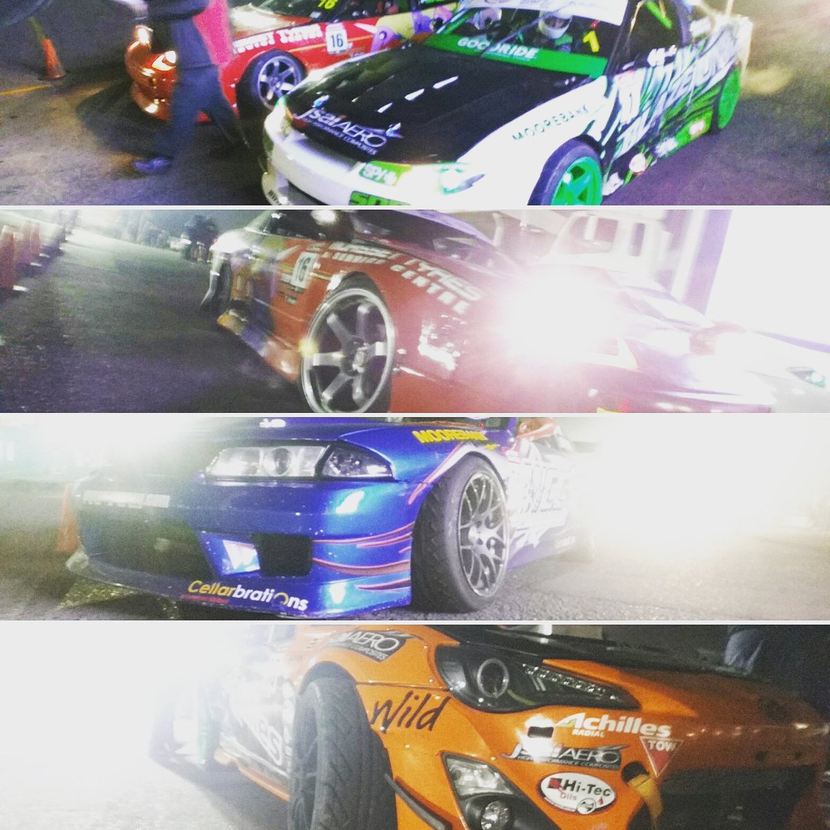 ntappmedia's tweet photo. Last nights office #allstardriftseries #sydneymotorsportpark #hitecoils #figure8 https://t.co/UAmwF8CUpF