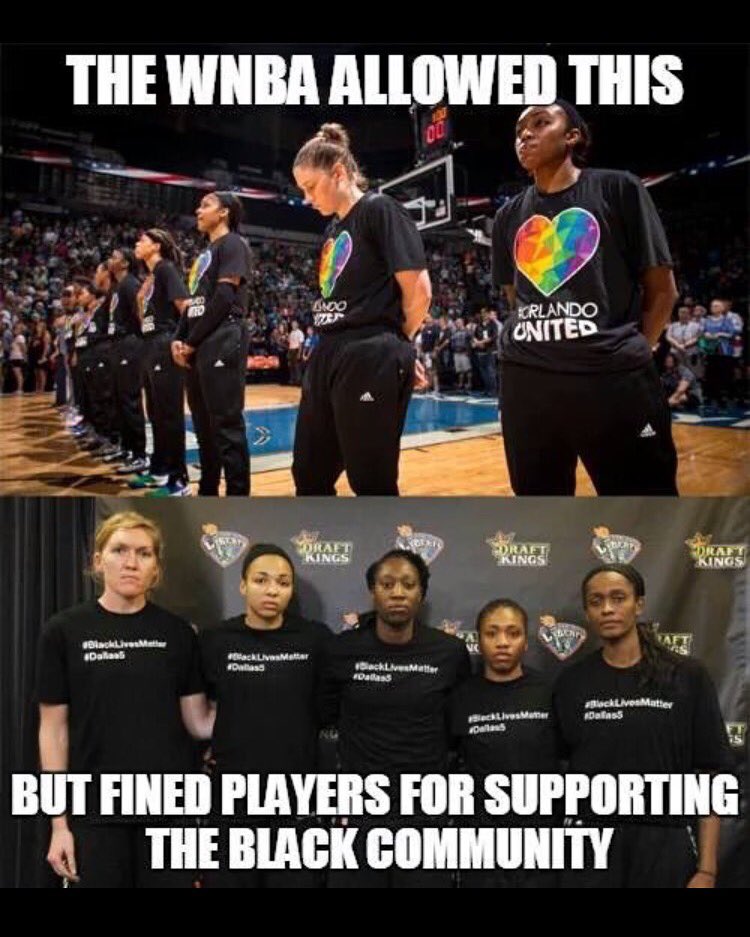 When you claim your league is about equality until it has to do with black people