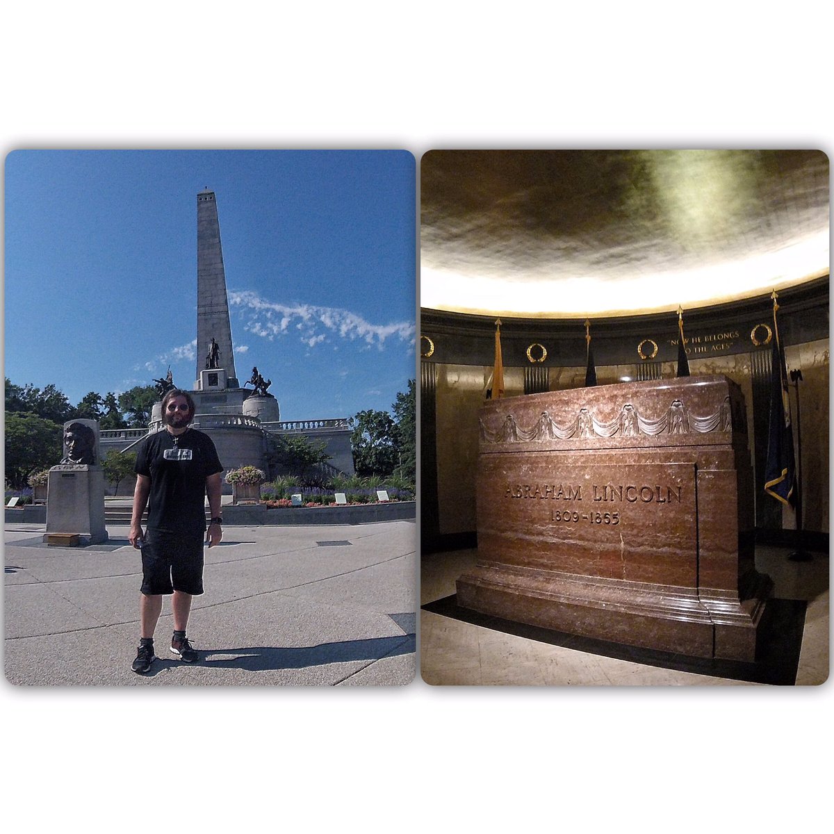 jeffreyharper's tweet photo. Had the opportunity to visit the tomb of Abraham Lincoln yesterday. Reverently awe-inspiring. https://t.co/hrgm64Ahth