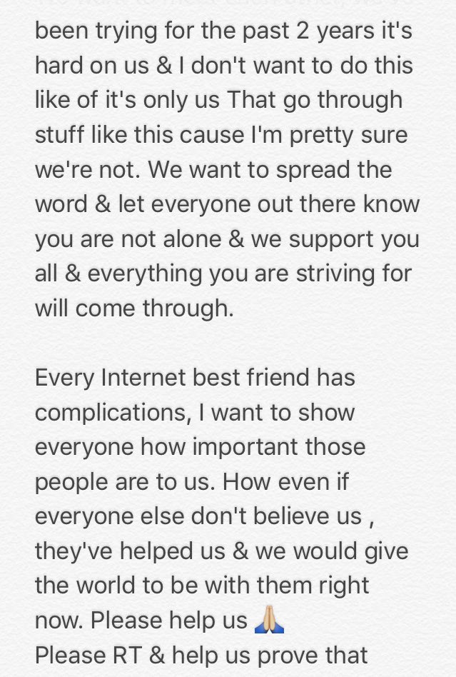 itsCxistineC's tweet photo. This is very important💯 Thank you to all that help us💓 Please RT #InternetFriendPositivity #InternetBestFriend https://t.co/YylUobvcwa