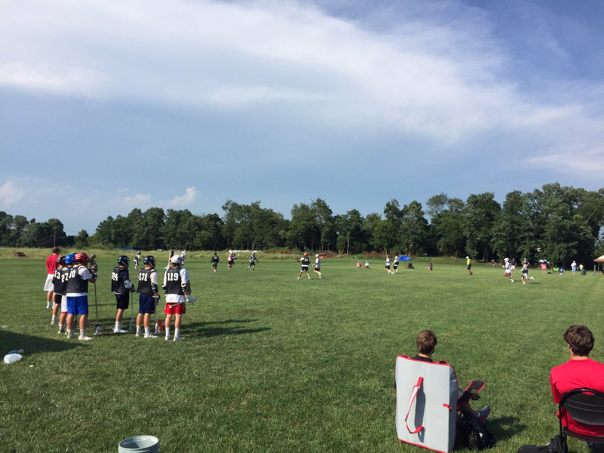 Team 6 vs Team 1 battling it out on the Grass Field.