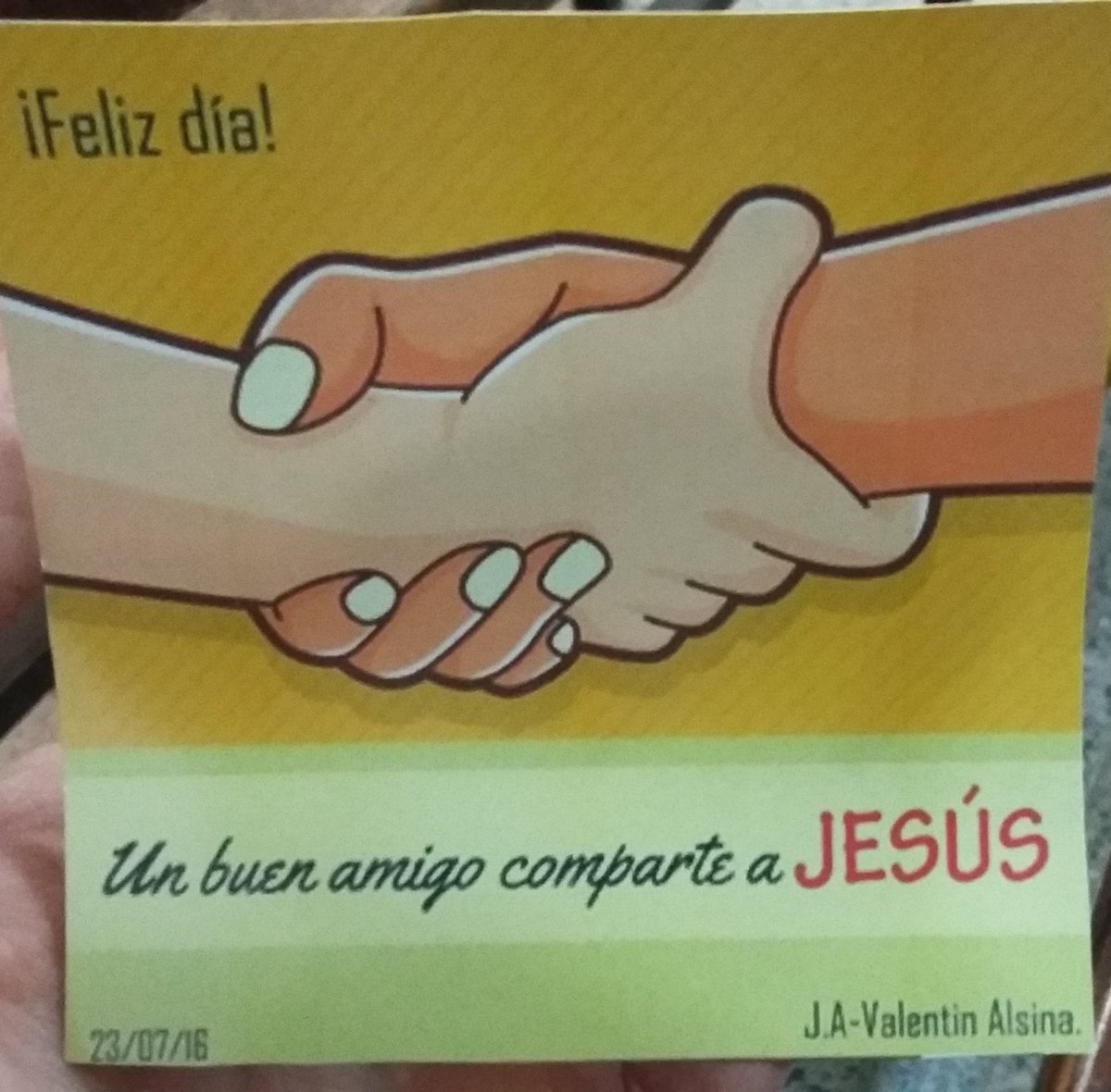 clautvs's tweet photo. @JA_SyS Un Buen Amigo Comparte a JESÚS https://t.co/NFL7lXNY7Y