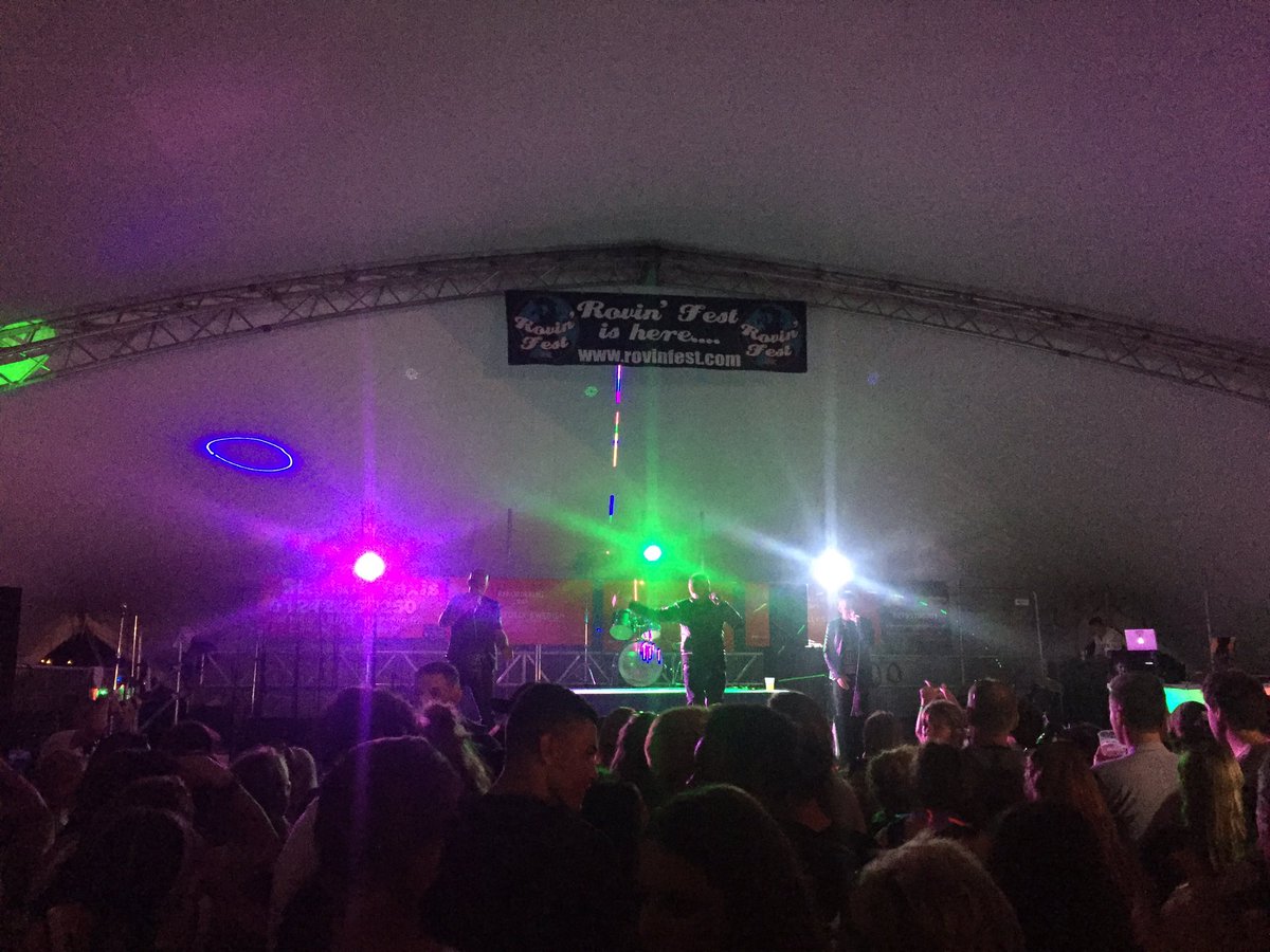 beckylucydell's tweet photo. Yes, that's @East17official playing the main stage at @RovinFest Opened with House Of Love. Classic. https://t.co/OaJ0u1txX3