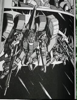 ヨラン ぺーるぜん 漫画バンデシネにてリゼル ディフェンサーbユニットにはリディが搭乗 ノーム バシリコック ホマレがaユニットに搭乗した ノーム隊長もホマレもアニメではシナンジュにやられた ホマレは顔も出ず G Uc