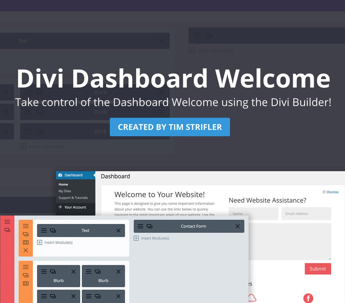 genoq's tweet image. Divi Dashboard Welcome gives you control over the WordPress Welcome screen. buff.ly/29IuTrH
@TimStrifler