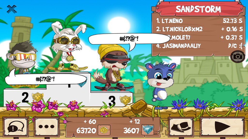 neno987x's tweet photo. Get on my level, son! #funrun2 #NickLOBXM2 #Mole17 #JasimandAaliy https://t.co/RUwL6ZIUHO