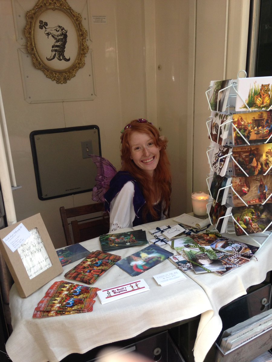 Bookcharmer's tweet photo. Treasures from @1castleintheair at #KioskFest on Market! https://t.co/ZcTH9SNWCH