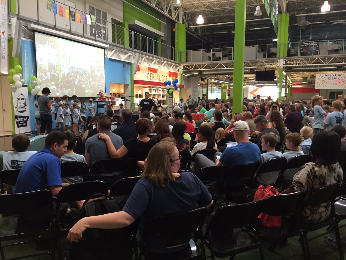 olenkacullinan's tweet photo. So excited to be a part of @AZCodeChallenge! Leadership is action! Kids who code 👍 #codeaz #stem #entrepreneurs https://t.co/EvXlocSWrr