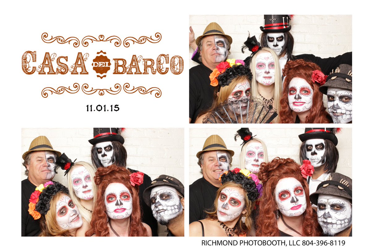 804photobooth's tweet photo. @casadelbarco Day of the Dead 
#richmondphotobooth #rva #rvaeats https://t.co/8vQZ2qZ8DZ