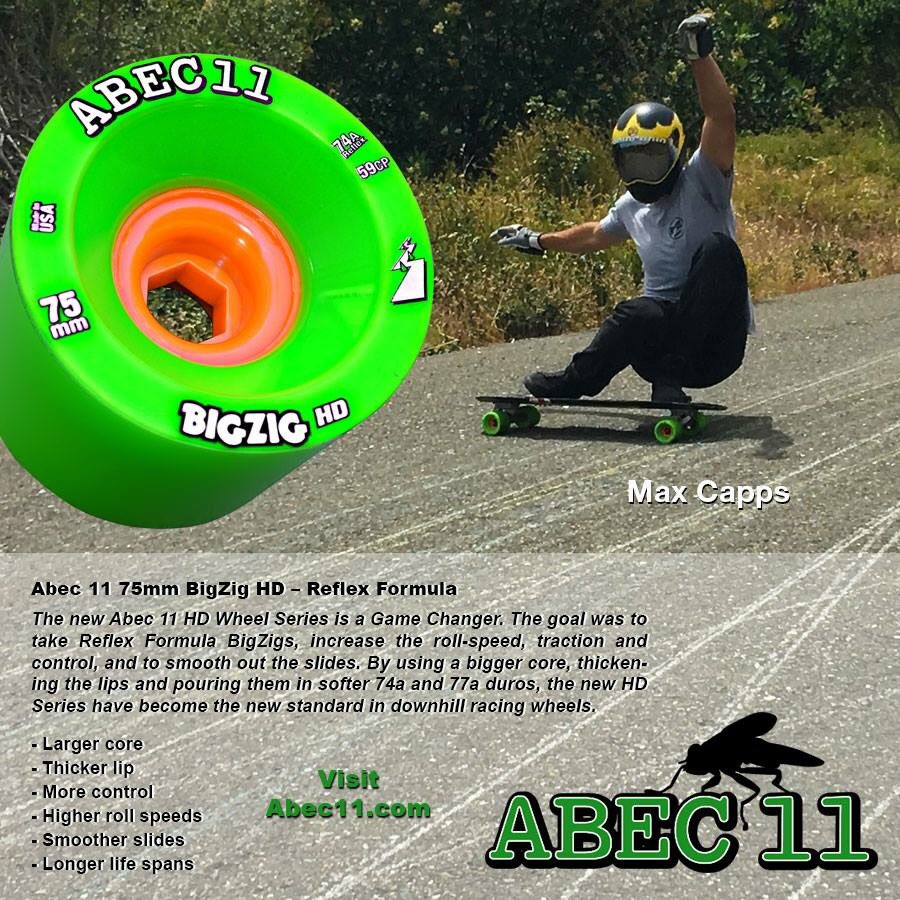 #GRNTM Rider Max Capps on 75mm BigZig HD's in 74a. No need to ask ... He's a smooth operator. #abec11wheels
