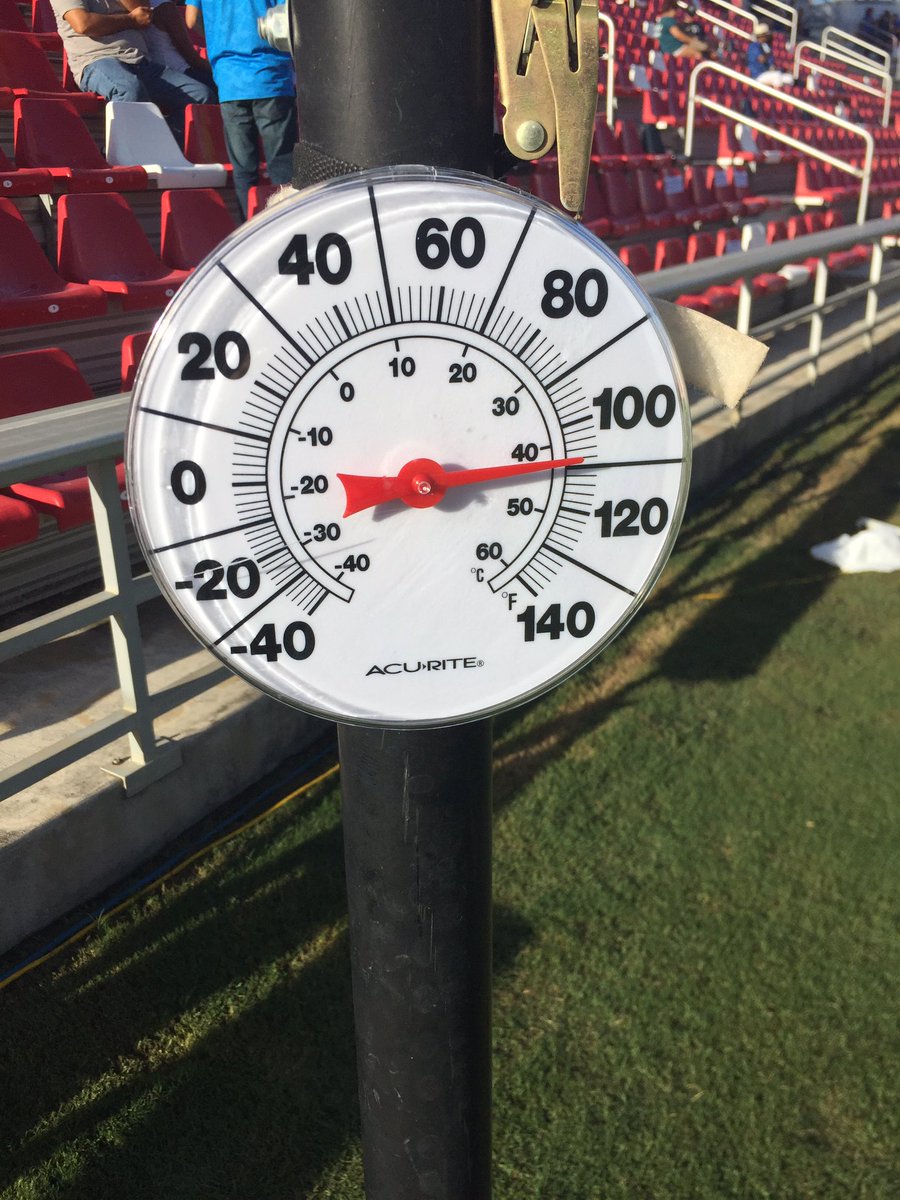 SanAntonioFC's tweet image. Just a tad warm huh? #BeatLA