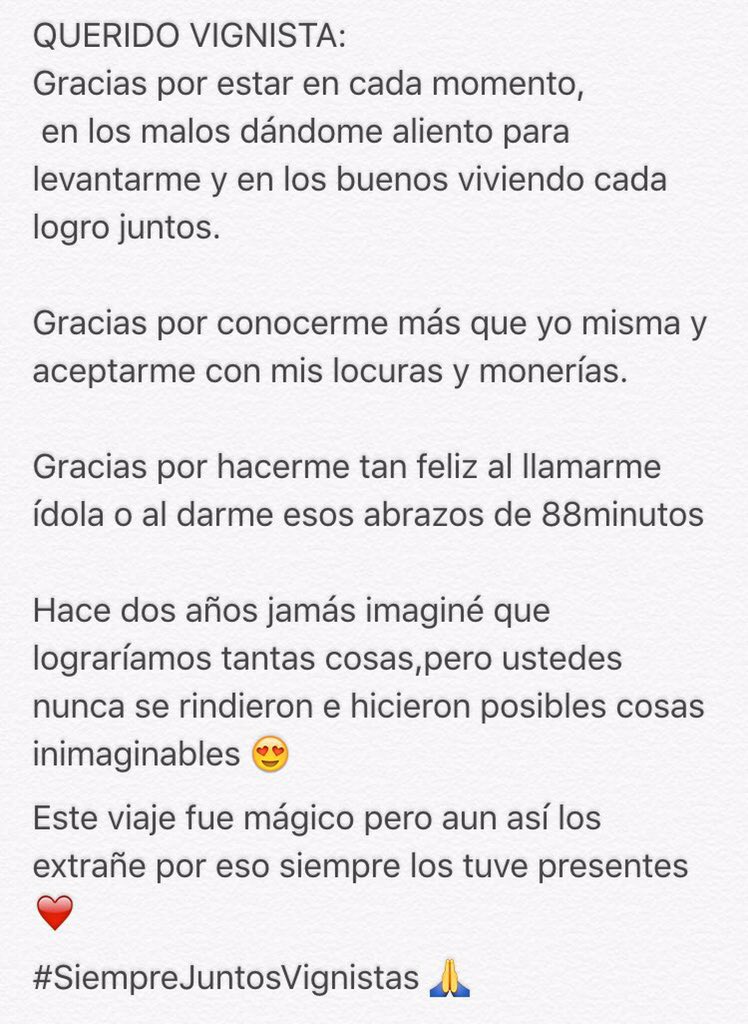 flor_vigna's tweet photo. #SiempreJuntosVignistas 🙏❤️ https://t.co/8QoF0zWBau