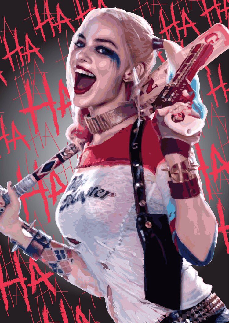 Tomsy79's tweet image. Save 20% on my #SuicideSquad Joker &amp;amp; Harley Quinn prints during ComicCon use code Comic16 etsy.com/uk/listing/256…