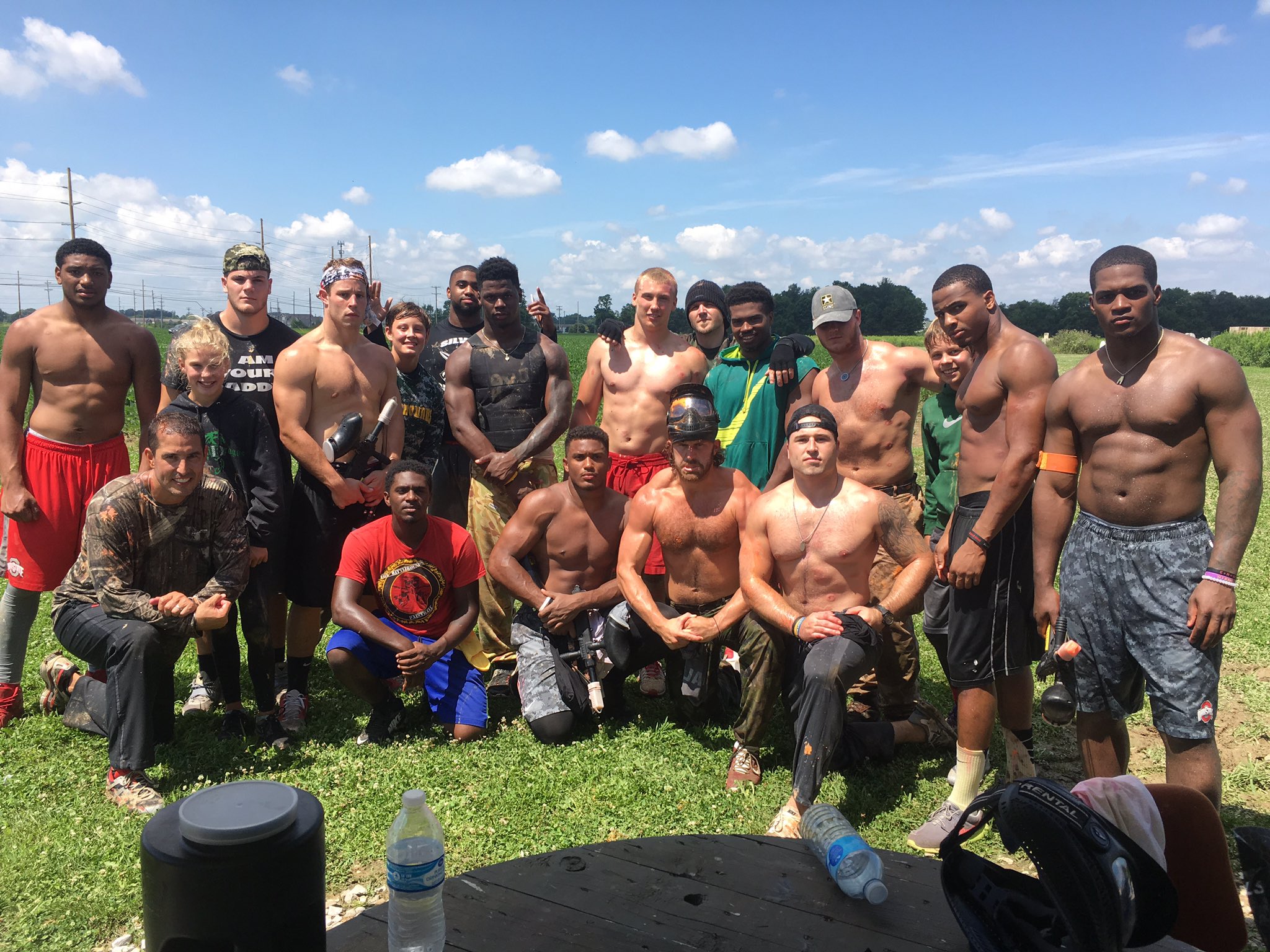 Ohio State Football on Twitter: "Coaches & their units are out & about