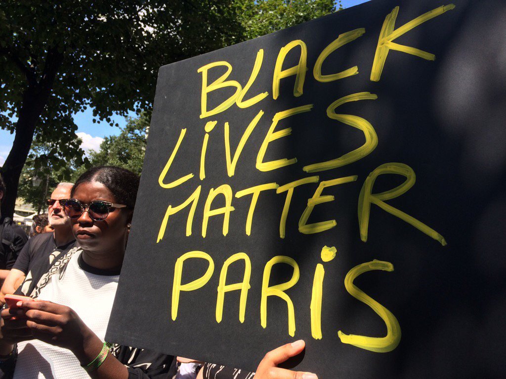 S_C_Geneva's tweet photo. #paris #BlackLivesMatter https://t.co/SkfYNvoJ6O