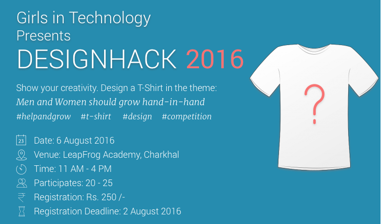 SharmaHricha's tweet photo. #designhack #designhack2016 #togetherforabond 
#helpandgrow #tshirt #design #competition https://t.co/zxuuFrXb42