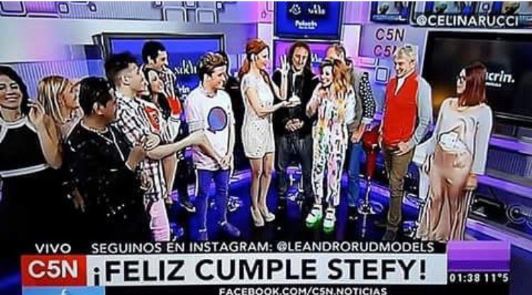SXipolitakisOK's tweet photo. Muchas gracias @celinarucci @C5N @ElMundoDStefy y vos #presente hermosa noche de cumple feliz 🎂🎶💿🎤✨💖🎂💖🎶 @maxicardaci https://t.co/dlY84oDySG