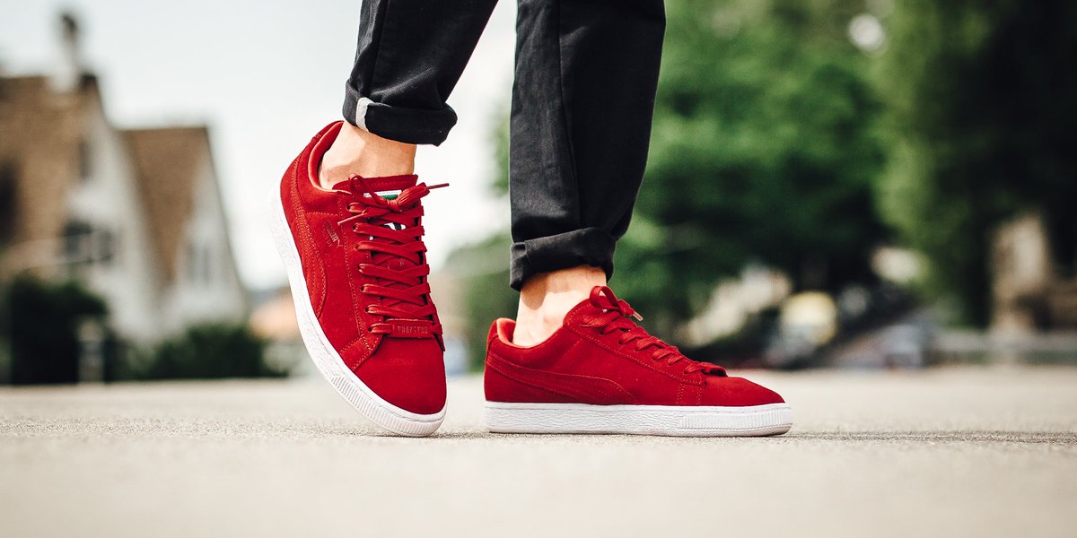 puma suede trapstar red