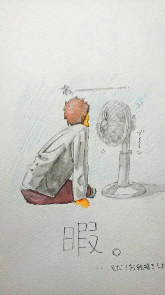 parasute800's tweet photo. 夏です。
#イラスト 
#イラスト王国 
#イラスト完成 https://t.co/oI4mmrho66